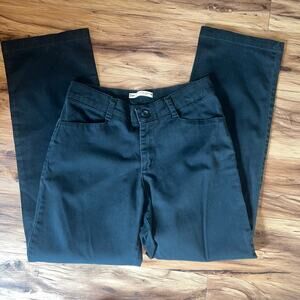 Vintage Black Lee Jeans Relaxed Straight Leg Denim Jeans Size 6